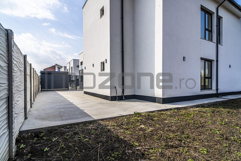 Otopeni, comision 0%, vila individuala, 5 camere, finisata la alb, toate utilitatile.